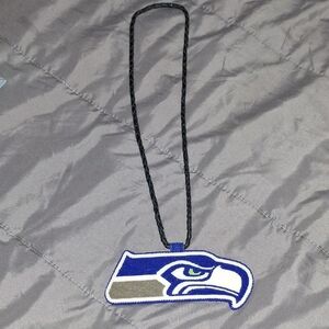 Seattle Seahawks Black and Blue Handmade Necklace